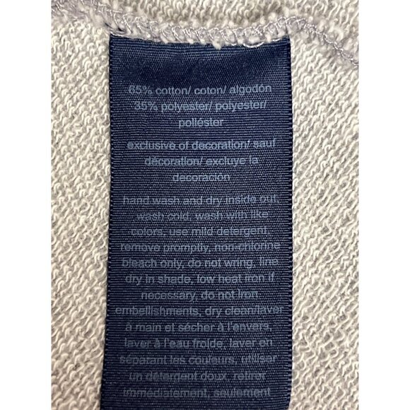 Tommy Hilfiger Grey Long Sleeve Hockey Lace Up Sweatshirt Women's Size Medium - Picture 7 of 7